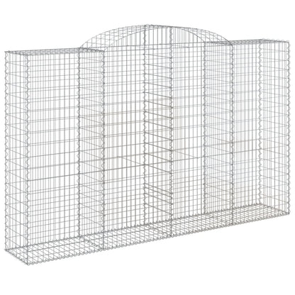 Cestas De Gaviones 13 Uds Forma De Arco Hierro 300x50x180/200cm_2