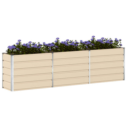 Jardinera Marfil 290 X 50 X 75 Cm Acero Galvanizado_2