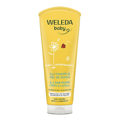 Champô e Gel de Banho Weleda Calendula Baby 200 ml