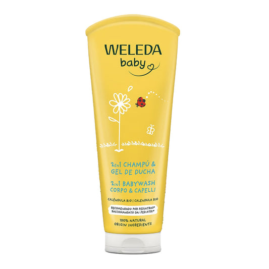 Champô e Gel de Banho Weleda Calendula Baby 200 ml