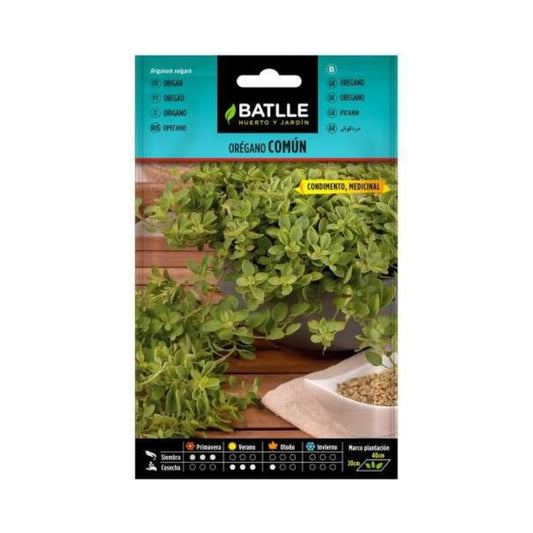 Sementes de orégãos comuns Batlle