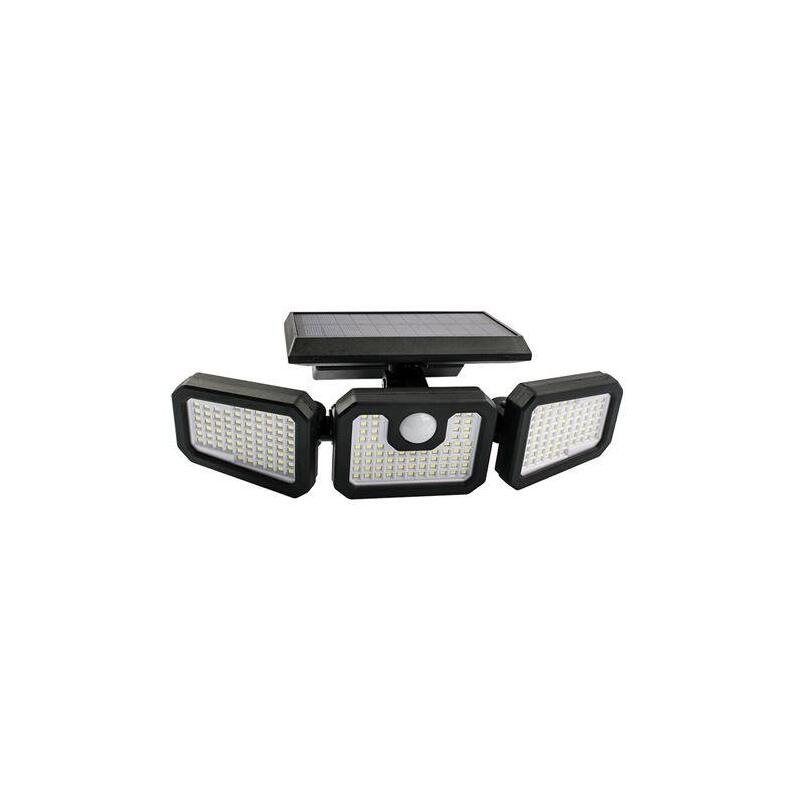 Elbat Foco Solar Triple - 800lm - Luz Fria 6500k - Sensor De Movimiento_0