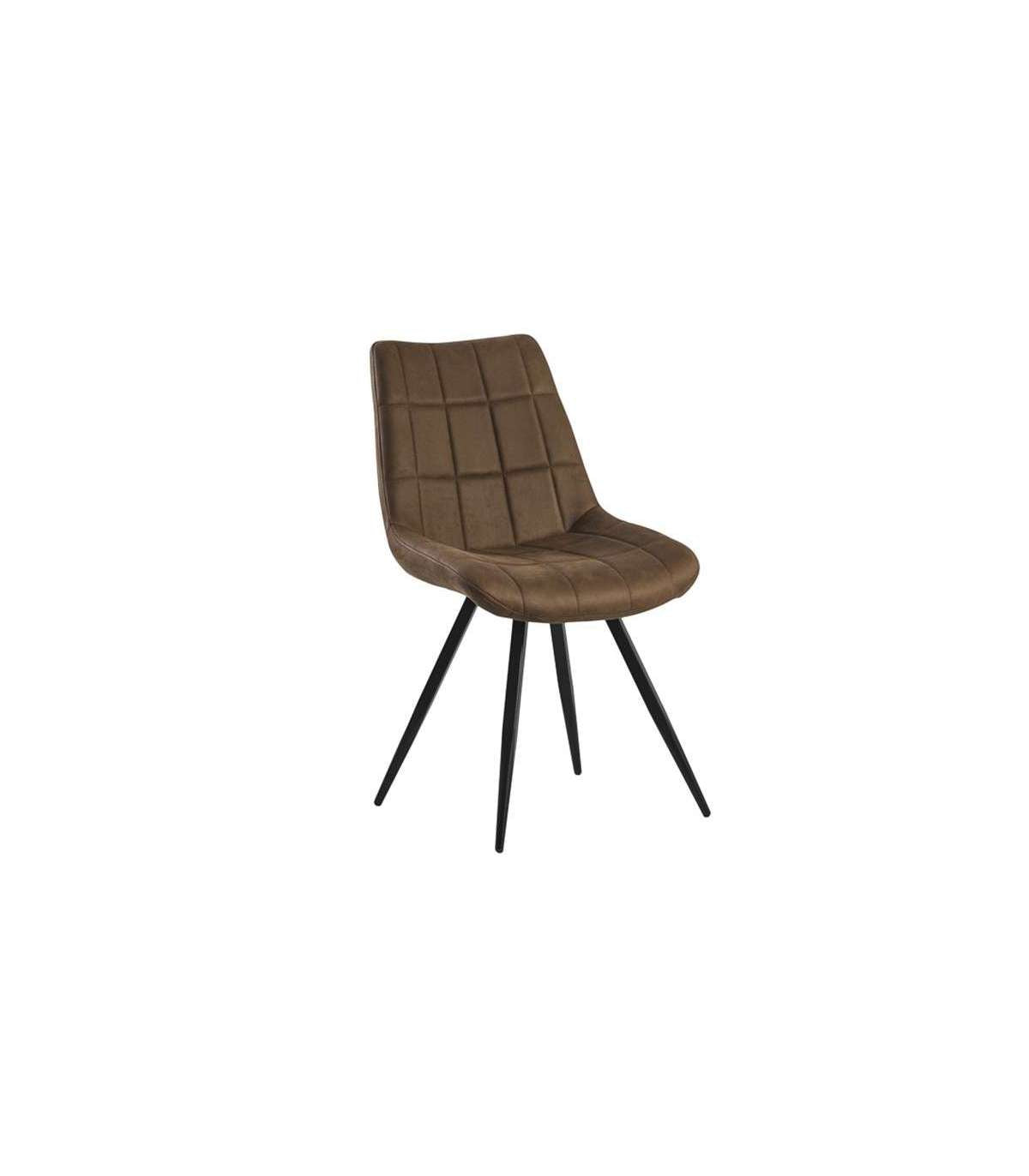 Silla Blake Dc-2087 Acabado En Color Cognac, 90cm(alto) 50cm(ancho) 55cm(largo)_0