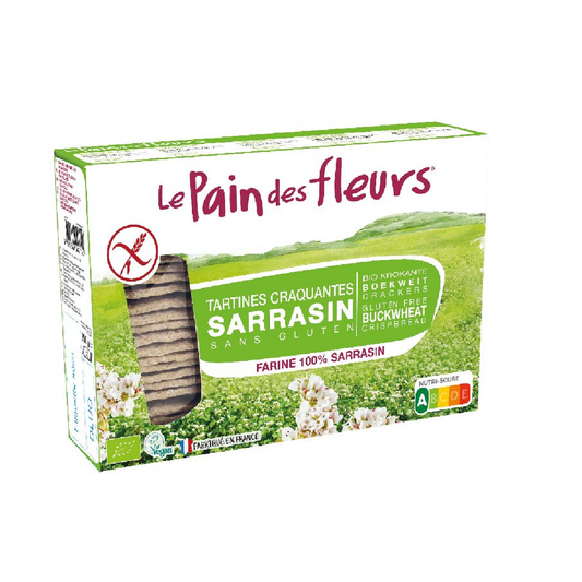 Tosta Crocante de Trigo Sarraceno Sem Glúten Le Pain de Fleurs 300g