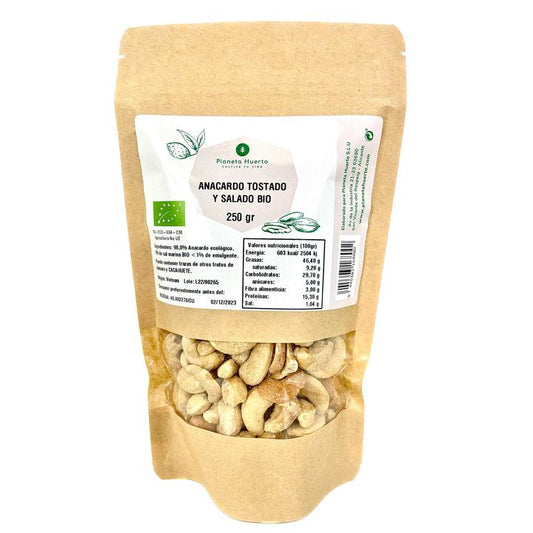 Castanha de caju torrada e salgada ECO Planeta Huerto 250 g