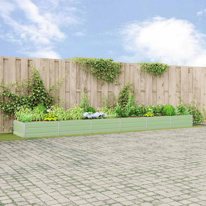 Jardinera Verde Pastel 580 X 100 X 45 Cm Acero Galvanizado_1