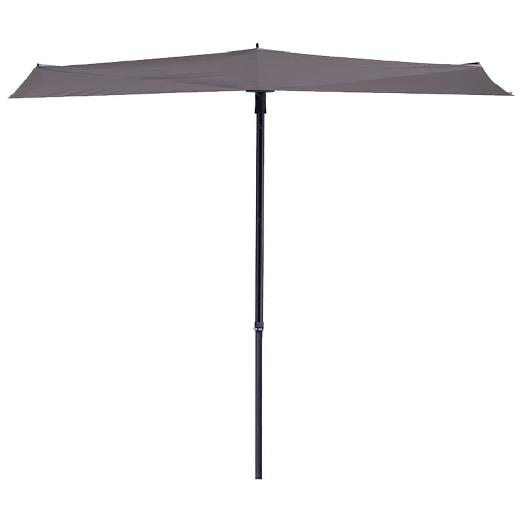 Madison Sombrilla Para Balcón Sun Wave Gris Taupe 270x150 Cm Pac3p015_0