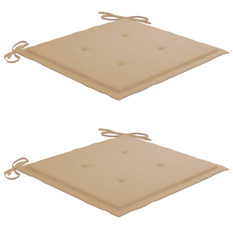 Vidaxl Sillas De Comedor Jardín 2 Uds Madera Maciza Acacia Con Cojines_5
