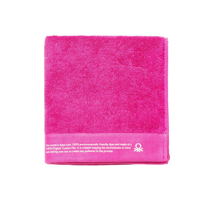 Kit Toallas Baño 100%algodón (50x90 + 70x140 + 90x150cm) Fucsia_1