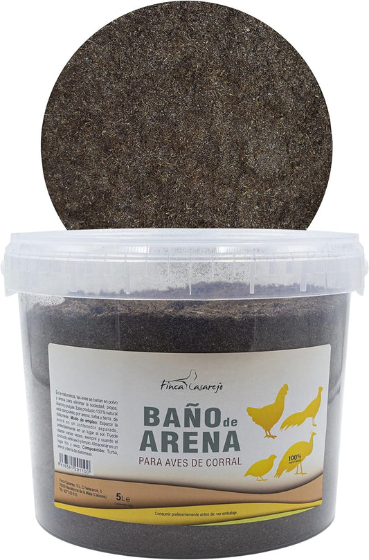 Baño De Arena Para Gallinas - Desparasitante Natural Para Aves De Corral - Arena Para Que Las Gallinas Se Revuelquen_0