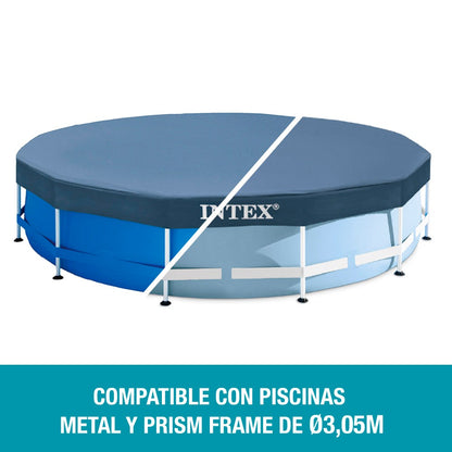 Cobertor Para Piscinas Desmontables Intex Metal Y Prism Frame 305 Cm_2