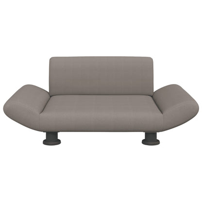 Cama Para Perros De Tela Gris Taupe 70x45x28 Cm / Vetonek_5