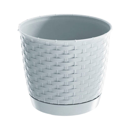 Maceta Ratolla Round 1,2l., Dimensiones (mm) 145x145x127, Color Blanco_0