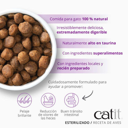 Pienso para gatos esterilizados con aves Recipes 400 g Catit