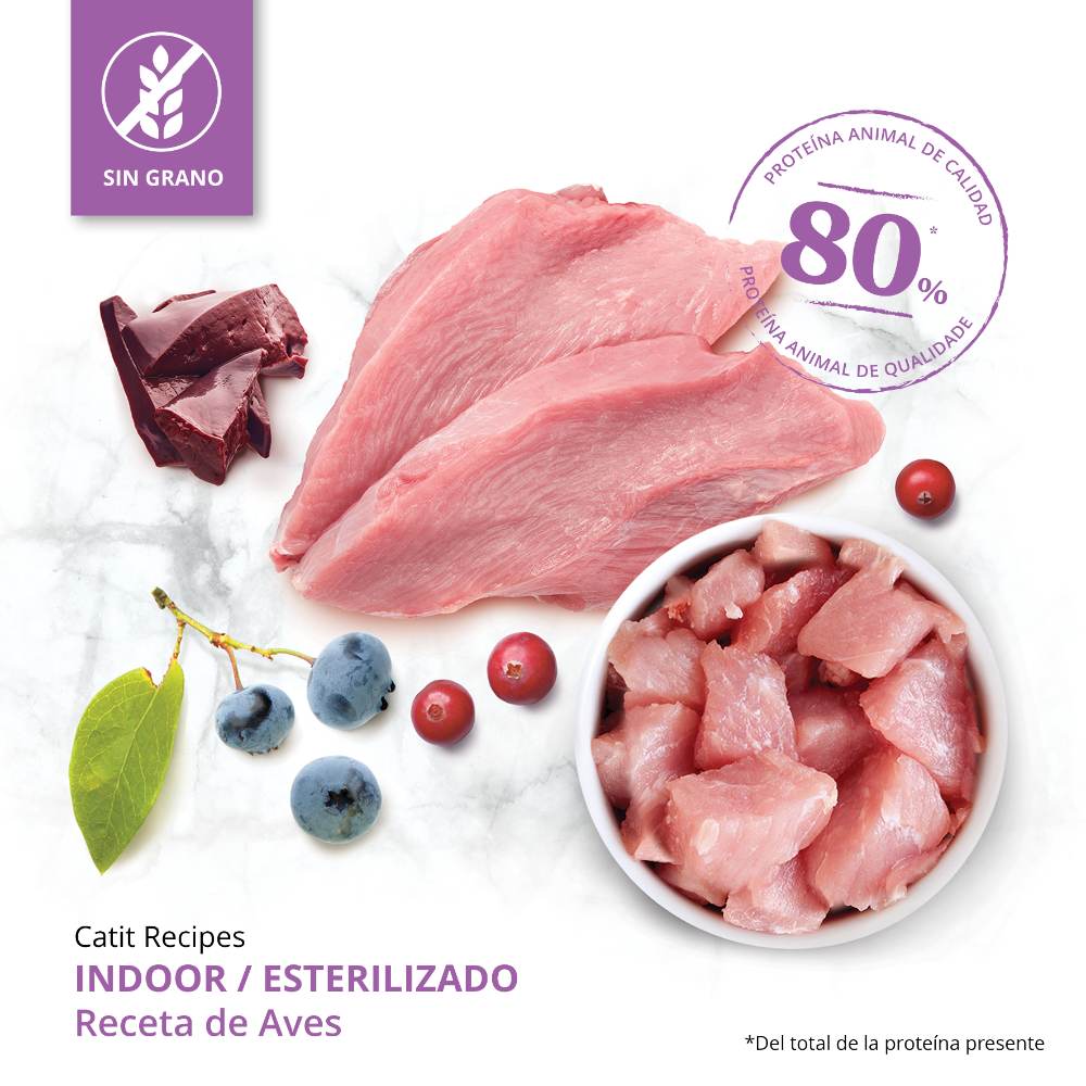 Pienso para gatos esterilizados con aves Recipes 400 g Catit