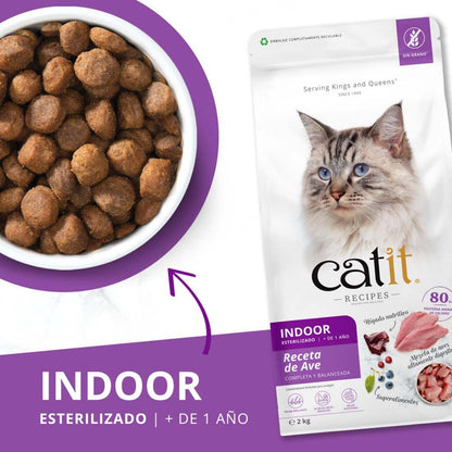 Pienso para gatos esterilizados con aves Recipes 400 g Catit