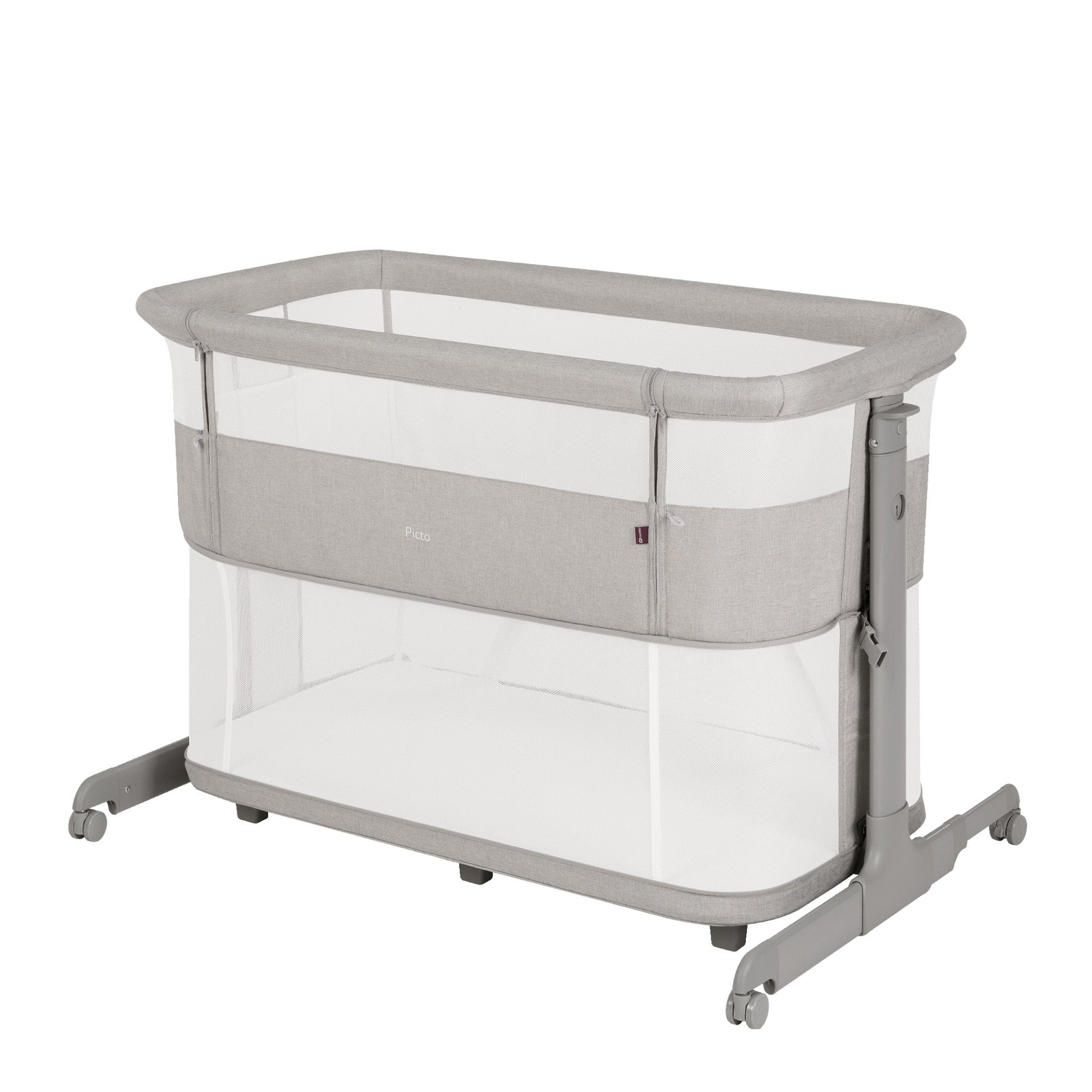 Carrello Minicuna Colecho Y Parque Picto 3 En 1 Tao Grey_1