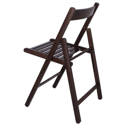 Well Home Mobiliario & Decoración - Pack 4 Sillas Bas En Madera De Haya, Acabado Wengue_3