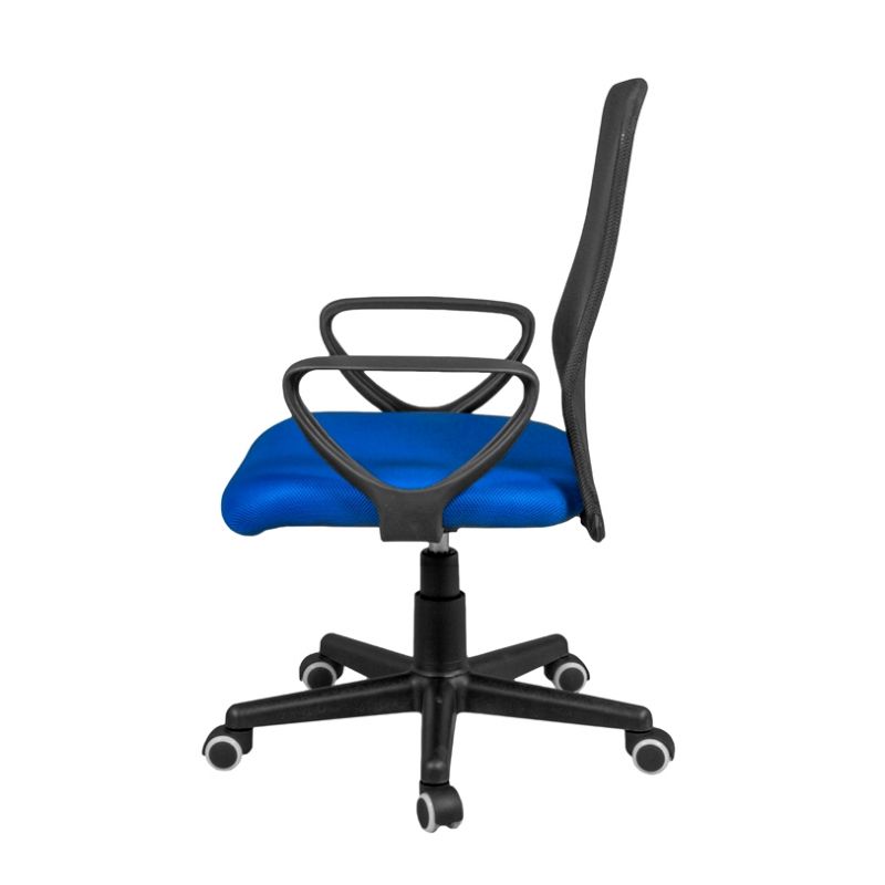 Silla De Oficina Coco Malla, Azul, 58 X 88,5–100,5 X 55_2