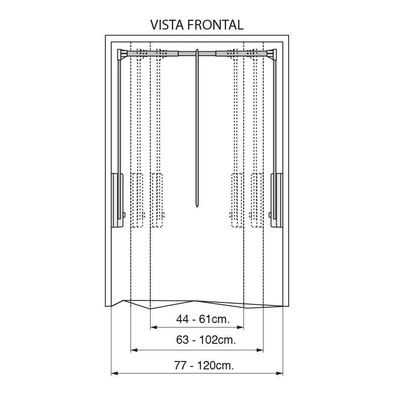 Cilindro Yale Monoblock 30x30/r15,0 Latonado