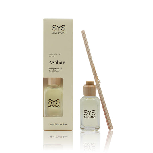 Ambientador Mikado SYS Aromas 45 ml | Azahar Origins | Aroma Floral Mediterráneo | Relajante_0