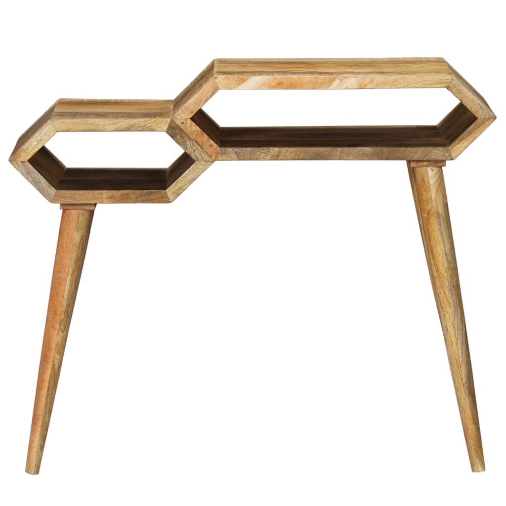 Mesa Consola De Madera Maciza De Mango 90x35x76 Cm_4