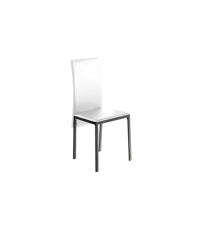 Pack 4 Sillas Carla Para Salón En Polipiel Blanco, 96 Cm(alto)41 Cm(ancho)52 Cm(largo)_1