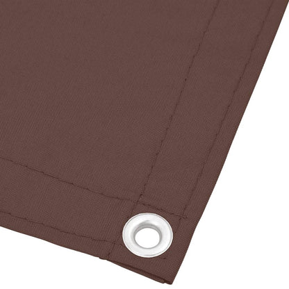 Vidaxl Pantalla De Balcón 100% Poliéster Oxford Marrón 75x700 Cm_3