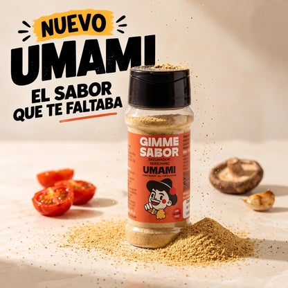 Sazonador Vegetal Sabor A Umami 55g | Sin Gluten, Sin Alérgenos | Gimme Sabor_1