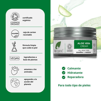 Creme Concentrado de Aloé Vera Dr. Organic 50ml