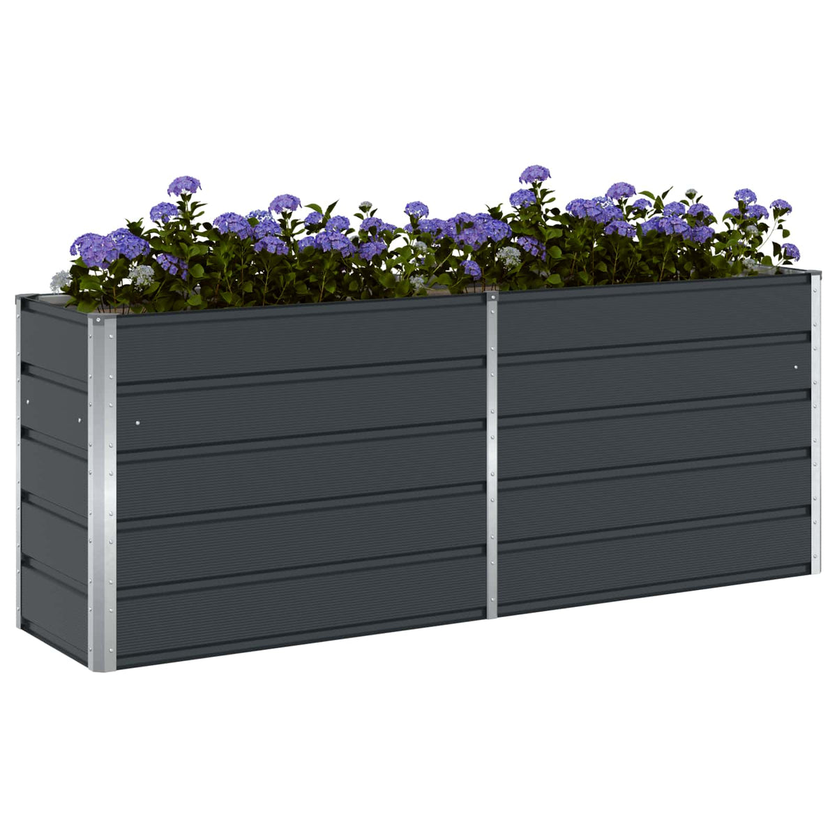 Jardinera Antracita 195 X 50 X 75 Cm Acero Galvanizado_2