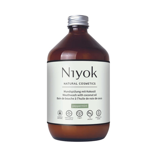 Colutório com óleo de coco Niyok 500 ml