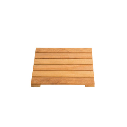 Embalagem de 4 peças de madeira tropical Dioco 60 x 60
