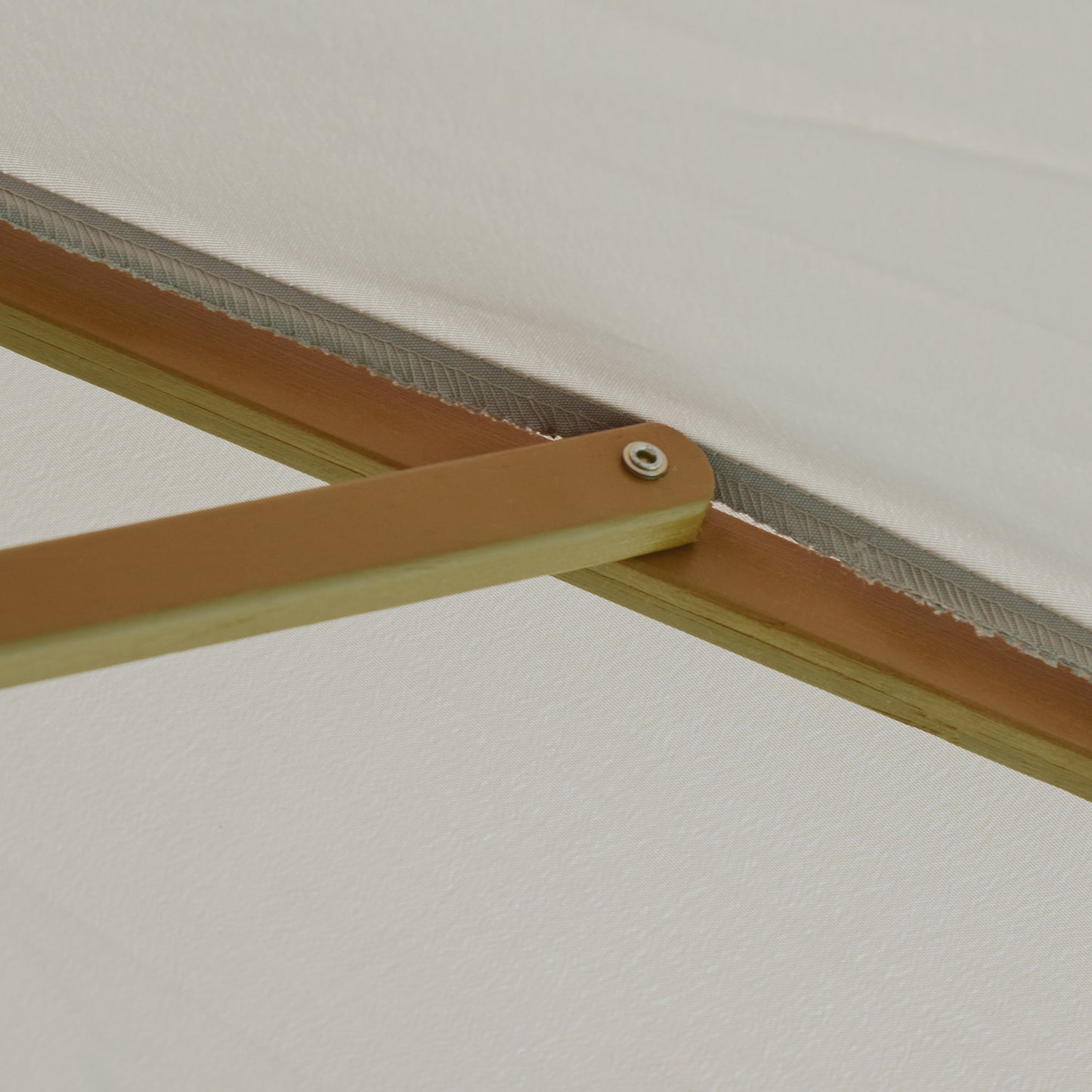 Outsunny Sombrilla Jardín Ø300x250 Cm Con Techo Ventilado Y Poste Madera Gris_4