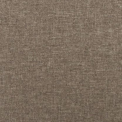 Estructura De Cama Con Cabecero De Tela Gris Taupe 200x200 Cm / Vetonek_1