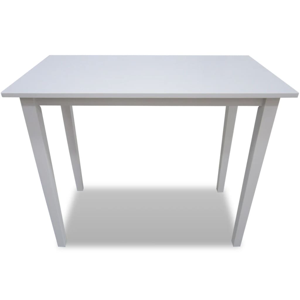 Mesa Alta De Madera Blanca_0