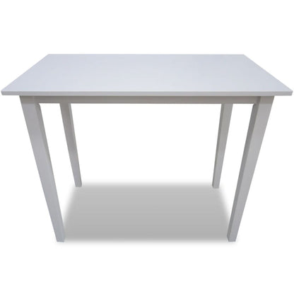 Mesa Alta De Madera Blanca_0