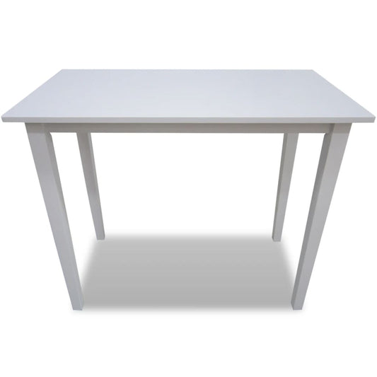 Mesa Alta De Madera Blanca_0