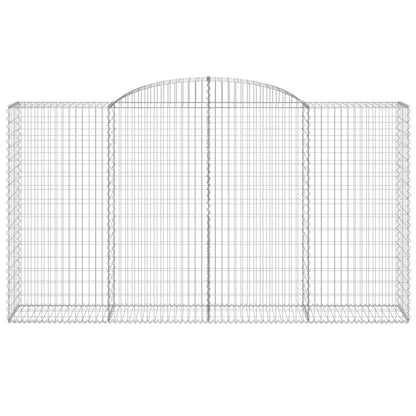 Cestas De Gaviones 8 Uds Forma De Arco Hierro 300x50x160/180 Cm_3