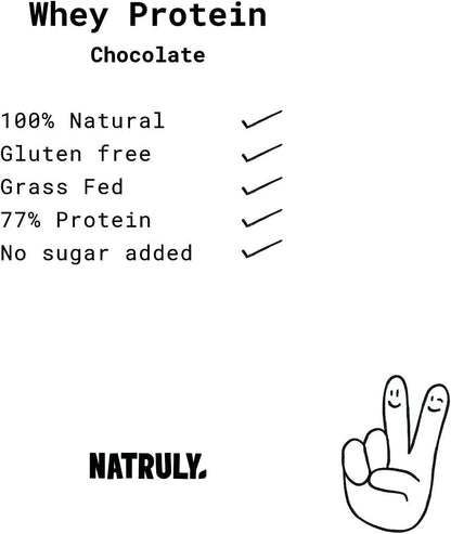 Proteína Whey Orgânica Natruly Chocolate 350 g