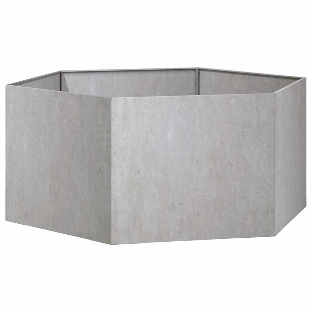 Jardinera De Acero Corten Oxidado 90x90x45 Cm_3