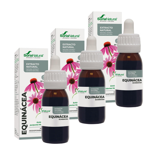 Embalagem 3x Soria Natural Extrato de Equinácea, 50 ml
