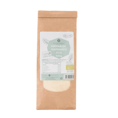 Farinha de Grão de Bico sem Glúten ECO Planeta Huerto 500 g