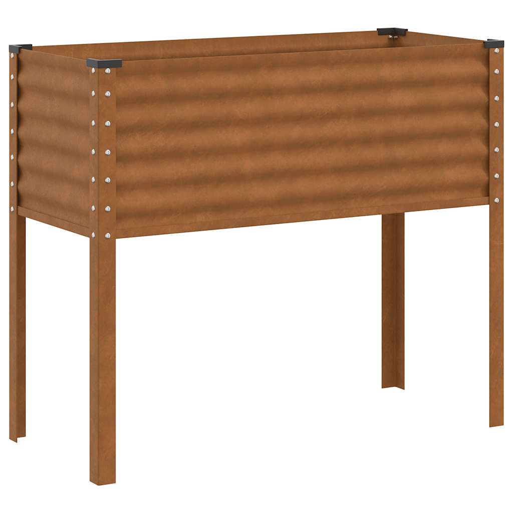 Maceta Para Jardín Oxidado 100 X 41 X 90 Cm Acero Galvanizado_4