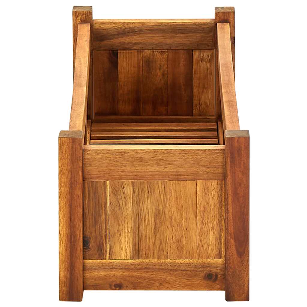 Arriate De Madera De Acacia 76x27,6x25 Cm_4