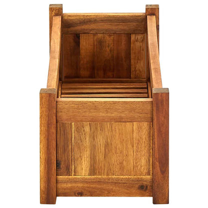 Arriate De Madera De Acacia 76x27,6x25 Cm_4