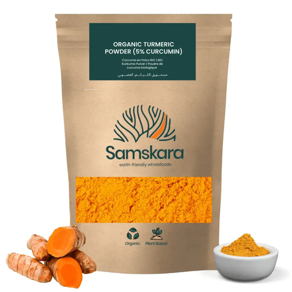 Cúrcuma En Polvo Bio - 500g | Superalimento Ecológico Vegano Para Batidos, Smoothies Y Zumos, Sin Azúcares Añadidos_0