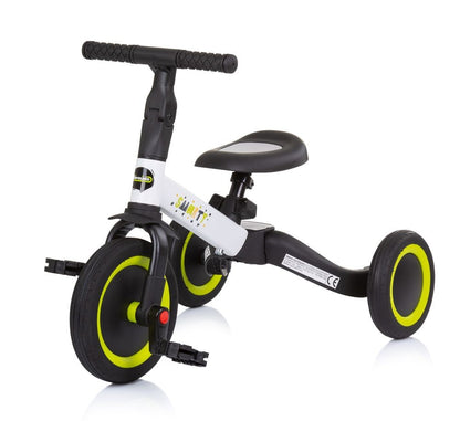 Triciclo Convertible En Bicicleta Con Pedales Smarty Lime_0