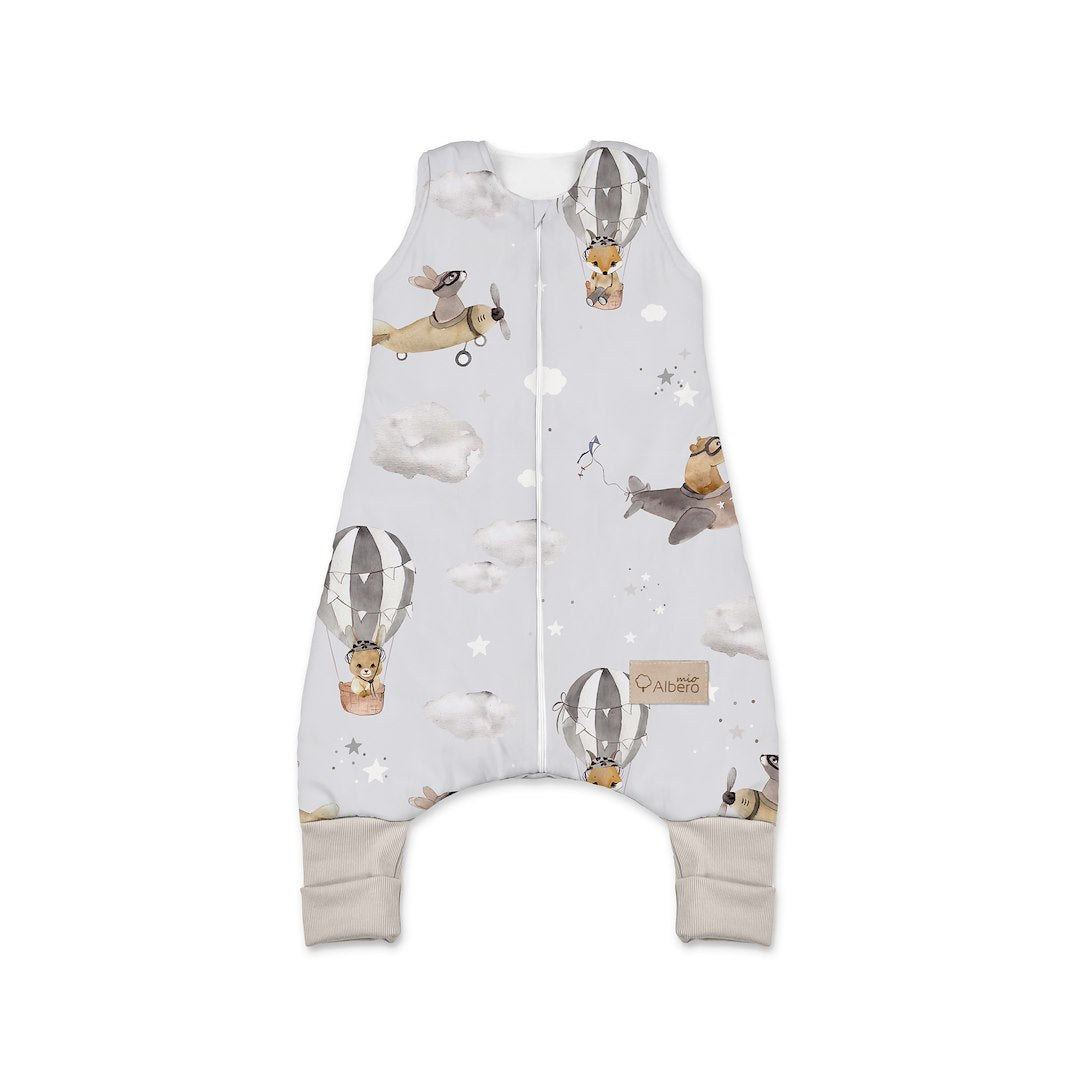 Cotton Color Pijama Manta Con Pies Saco De Dormir T-s Tog 1,5 12-36m Cotton Albero Mio | Satén De Algodón Tog 1,5_1