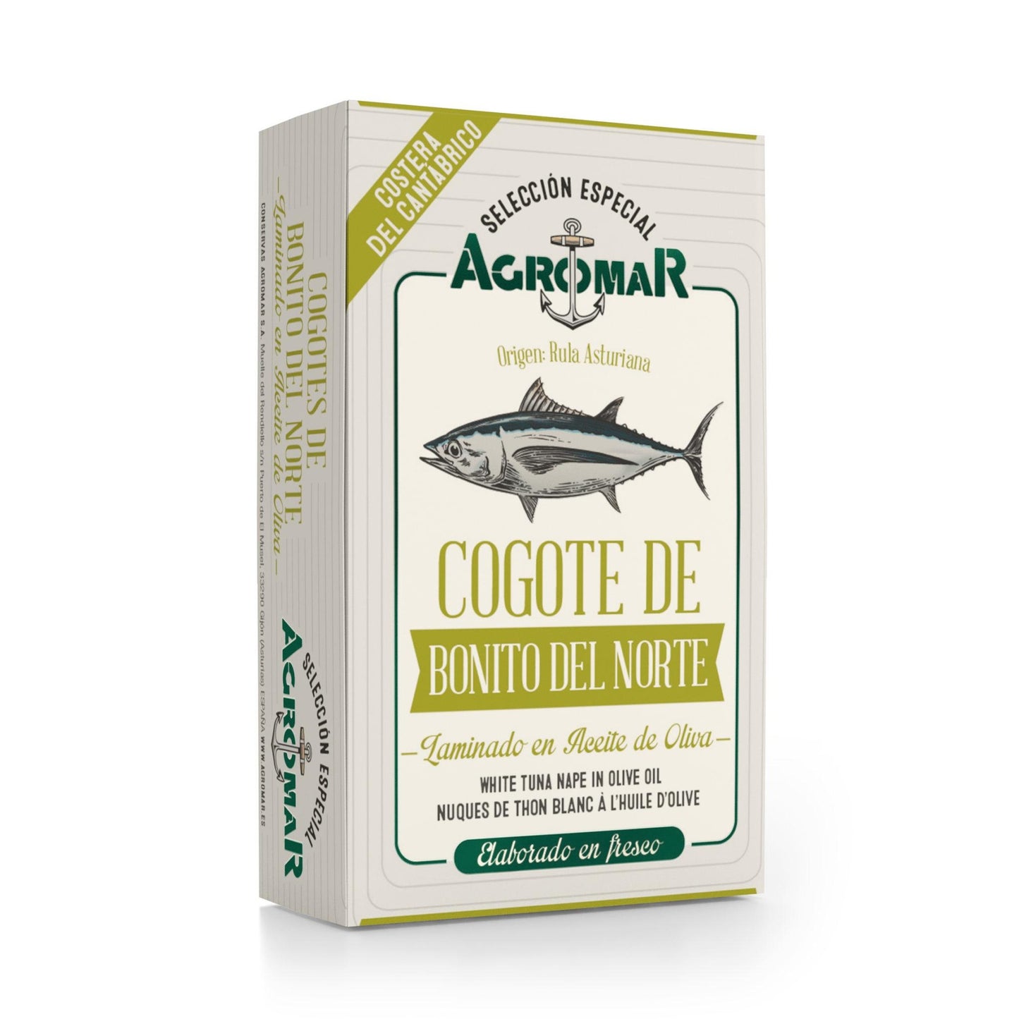 Pescoço de bonito do norte em azeite 115 g (81 g escorrido)